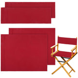 Boao 2 Set Directors Chair Canvas Replacement, Makeup Chair Seat and Back Replacement Cotton Canvas Stool Protector for Home Dir