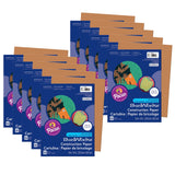 Prang Construction Paper, Brown, 9 x 12, 50 Sheets Per Pack, 10 Packs