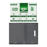 Stash Proof Vacuum Seal Bags 15 x 20 (50 Count) 5.5 Mil (Black and Clear) BPA Free Commerical Grade Food Saver for Storage,