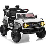First Ride On Ford Bronco Raptor 12V Toddler Ride on Toys, Safe Kids Ride on Truck with Remote Control, Children Electric Cars w