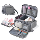 Breast Pump Bag for Spectra S1 S2, Wearable 100% Insulated Diaper Bag with 4 Milk Storage Bags, Diaper Bag Backpack, Pumping Bag