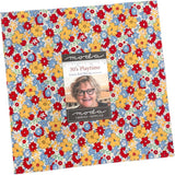 30s Playtime 2025 Layer Cake, 42 10-inch Precut Fabric Quilt Squares by Linzee Kull McCray