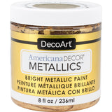 DecoArt DECADMTL36.4 Ameri Deco Mtlc 24K Gold Americana Decor Metallics 8oz, 1