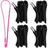 Drawstring Cords Replacement Drawstrings with Easy Threader for Sweatpants Shorts Pants Jackets Coats (Light Gray)