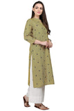Gosriki Women'S Kurta (Kur190060-Xl_Mehandi Green X-Large),Mehandi Green,,B07R4FDPSP