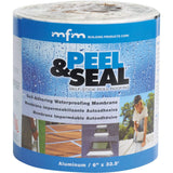 Mfm Building Product 50042 6 X33.5 Peel & Seal, 6 in. x 33.5 Ft, Aluminum