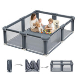 G TALECO GEAR Foldable Playpen for Babies and Toddlers, 59x71 Portable Play Yard with Mat, Kids Collapsible Play Pen with Sturdy
