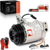 A-Premium Air Conditioner AC Compressor with Clutch Compatible with Chevrolet Impala 2012-2014, Impala Limited 2014-2016, Equino