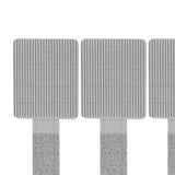 Merishopp 10X Reusable Cable Ties Cord Organizer For Data Centers Home Computer Cables Gray