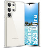 Vakoo Case for Samsung Galaxy S23 Ultra 5G | Clear Anti-Yellowing, Hard Back, Military-Grade Drop Protection, Supports Wireless