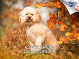 2025 2026 Cockapoo Calendar - Dog Breed Monthly Wall Calendar - 12 x 18 Open - Thick No-Bleed Paper - Giftable - Academic Teache