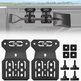 JOYTUTUS Bed Rail Mount Brackets Compatible with Tacoma, Bed Rail Modular System for Shovels, Axe, Recovery Boards, Fuel Cans &