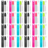 Gejoy Metal Reusable Straw Travel with Case Portable Drinking Straw Collapsible Foldable Stainless Steel Silicone Tip and Cleani