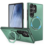 Aropuktek for Samsung S22-Ultra Case/Samsung S23-Ultra Cover: 360 Rotatable Stand, Dual-Layer Protection, Slim Fit Rugged Protec