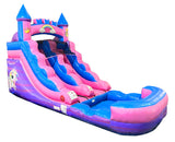 Inflatable Water Slide for Kids(Without Blower) - 21' x 9' x 12' Foot Backyard Inflatable Slide for Summer Fun - Pink Unicorn
