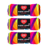 Red Heart Super Saver YarnBright Stripe