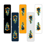 woopme Guitar Music Magnetic Bookmark for Book Lovers Readers Students Gift Magnetic Page Clips Folding Set of 5