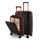 Nasher Miles Capri HardSided Polypropylene Luggage Set Of 2 | 55Cm & 65Cm | 8 Wheels Small & Medium Trolley Bag For Travel | Su