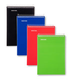Mintra Office Small Spiral Notebooks (5x7 Top Spiral 4pk, Primary)