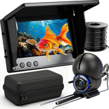 Fishing Camera, 220 Ultra-Wide 1080P HD Underwater Fishing Camera with 4.3 LCD & IR Night Vision, 50ft Cable for Ice Lake Boat K