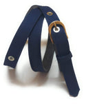 Women Nevyblue Denim Material Jeans Belt,Length 43 Inch