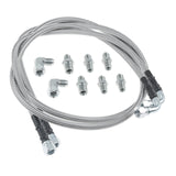 HZ-MONSTAR 6AN 52 Transmission Fluid Oil Cooler Hose Line Kit, TH350 Transmission Cooler Lines Compatible with GM Chevy Ford GMC
