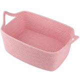 OIAHOMY Woven Basket, Gift Basket Empty with Gift Bags and Ribbons, Rope Baskets for Baby Showers, Storage Baskets with Handles