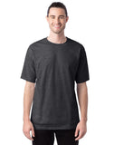 Hanes mens Hanes Mens Beefy Tall Short Sleeve Tee Value Pack (2pack) T Shirt, Charcoal Heather, XXLarge Tall US