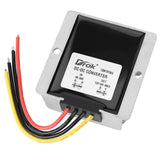 DROK Boost Buck Converter 9V-36V to 12V 10A 120W Aluminium Shell Waterproof Auto Step Up Down Voltage Regulator 12V Volt Transfo