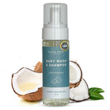 SoCal Suds & Company Gentle Botanical Baby Wash for Sensitive Skin - 2-in-1 Organic Foaming Shampoo & Body Wash - Clean Natural