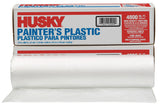 1Roll of 12 x 400 PolyAmerica 03512H Husky Clear .31Mil High Density Painters Plastic