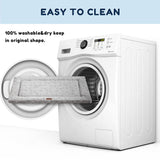 WESTERN HOME Dog Bed for Crate, High Resilience Foam Dog Crate Mat Kennel Pad with Soft Wavy Plush Comfortable Anti-Slip Washabl