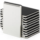 Engrowtic 24 Pack Graph Paper Spiral Notepad A5 Top Wirebound Notepad Grid Notebook Steno Pads Memo Notebook Grid Paper 140 Page