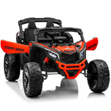 KerryYoo SU5 24V Ride on Toys for Big Kids,4x200W,2 Seater Electric Ride on UTV 4WD/2WD,EVA Rubber Tires,4x4 Shock Absorbers,Rem