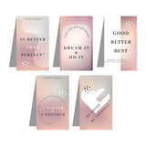 woopme Done is Better Than Perfect Quotes Magnetic Bookmark Students Note Books Lovers Readers Gift Magnetic Page Clips Folding
