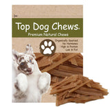 Top Dog Chews - Flat Turkey Tendons for Dogs, 1LB / 16 OZ, Made in The USA, 100% Natural Chew Treats for Dental Care and Stress