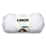 Caron Simply Soft Party Yarn, 3 oz, Medium Worsted 4 Gauge, Snow For Crochet, Knitting & Crafting