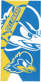 NORTHWEST University of Delaware UD Blue Hens 30 x 60 Inch Beach Towel, Puzzle Design