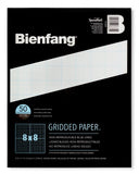 Bienfang Designer Grid Paper Pad, 8x8 Cross Section, 8.5 x 11 inches, 50 Sheets