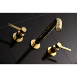 Kingston Brass Ks8022Dl Concord Roman Tub Faucet, 2.75 X 8 X 10, Polished Brass