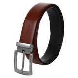 Amicraft Genuine Leather Formal Casual Black Brown Reversible Belt For Men