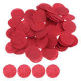 HARFINGTON 200pcs Round Felt Circles, 25mm 1 Pre Cut Felt Craft Pads Non-Woven Mini Felt Fabric Circles for DIY Sewing Handcraft