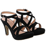 Shoetopia Girls Girls-Rj-45 Black Heeled Sandal - 6 Uk (Girls-Rj-45-Black),Black,6,B0CRQ265F6