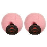 JubileeYarn Mohair Elixir Yarn - 50g/Skein Baby Wool Blend - Dragonfruit Daiquiri - 2 Balls