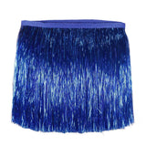 KeHua 10 Yards 8 Inch Wide Metallic Fringe Trim Tinsel Trim DIY Latin Dance Costume Clothing Accessories Shiny Tassel Lace Fring