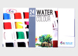 Hs Watercolour Pocket Field Sketch Box (Set Of 24)