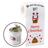 Funny Christmas Toilet Paper Roll 3-ply Funny Christmas Gifts for Coworkers Office Fun Gifts for Dad Mom Cool Novelty Gifts Mens