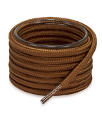 Shoemate Solid Color Round Shoe Laces For Sneakers Boots And Athletic Shoes Shoe Strings Golden Brown 36 (91Cm) 12-Jinzong Rod-91-12 -Used