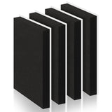 4 Pcs 1 Thick Foam Padding Sheet with Adhesive Backing Closed Cell 12 Inch x 8 Inch Self Stick Neoprene Insulation Foam Sheet Bl