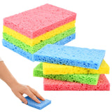 12 Count Compressed Kitchen Sponges, Biodegradable NonScratch Reusable Cleaning Sponges, Space Saving Sponges for Kitchen Bathr
